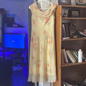Yellow formal dress